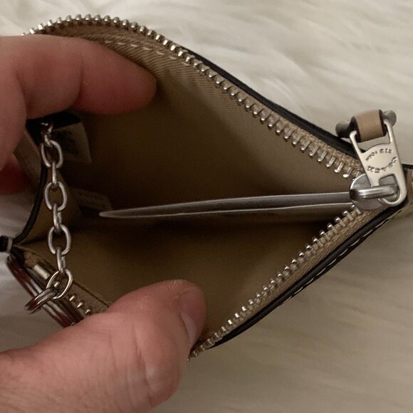 COACH Lemon Corner Zip Wristlet, Mini Skinny, Card Case SET of 3 - Picture 7 of 9